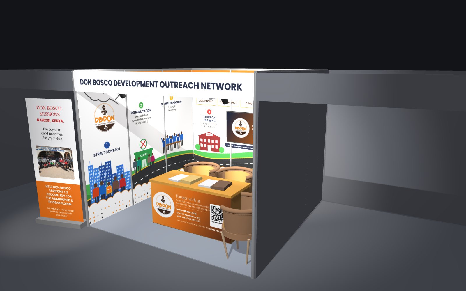 2026 stand · corner view
